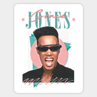 Grace Jones  //  80s Faded Style Aesthetic Design Magnet